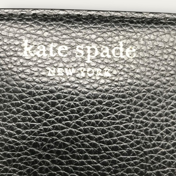Kate Spade Eva Purse Black Leather WKRU6010 Crossbody Bag - Picture 3 of 16